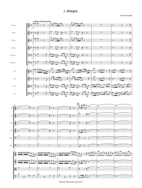 Concerto for 2 Violins in A minor, RV 522 – Antonio Vivaldi