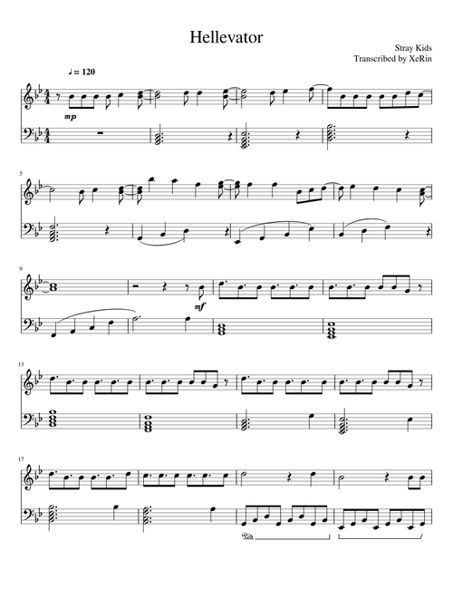 Hellevator (Piano Ver.) - Stray Kids