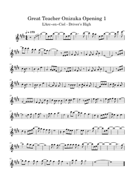 Free L'Arc~en~Ciel sheet music | Download PDF or print on