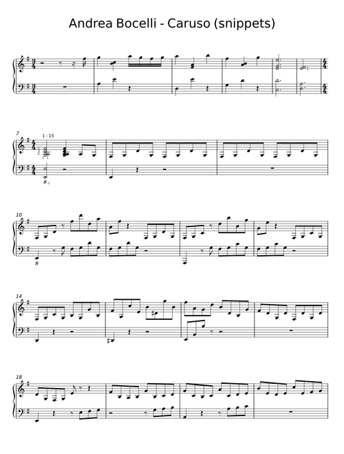Caruso - Andrea Bocelli