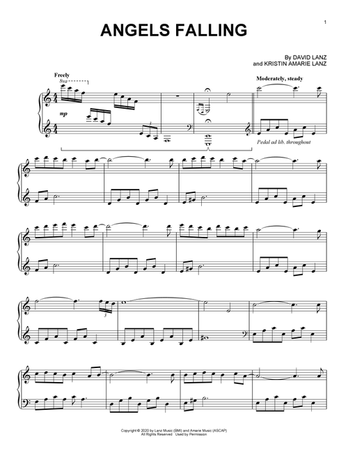 Angels Falling - David Lanz (Piano Solo)