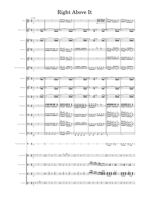Right above it – Lil Wayne Right above It – Band Chant