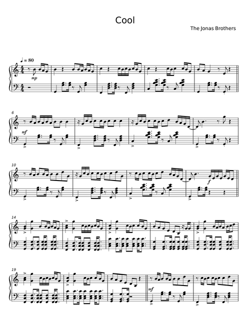 Cool - The Jonas Brothers
