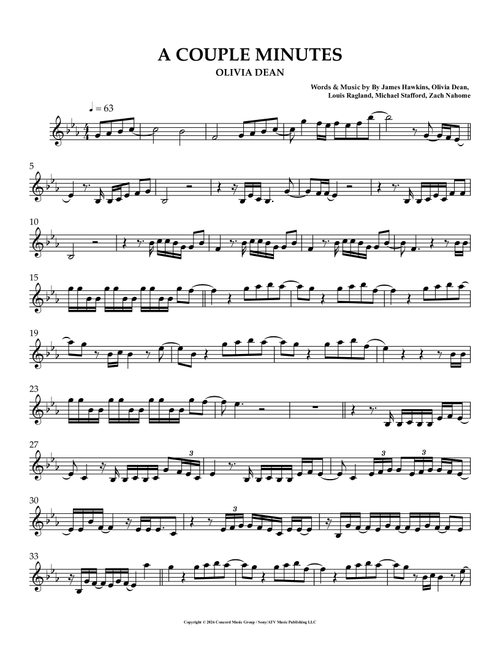 A Couple Minutes (Arr. Jen Douglas) - Olivia Dean (Violin Solo)