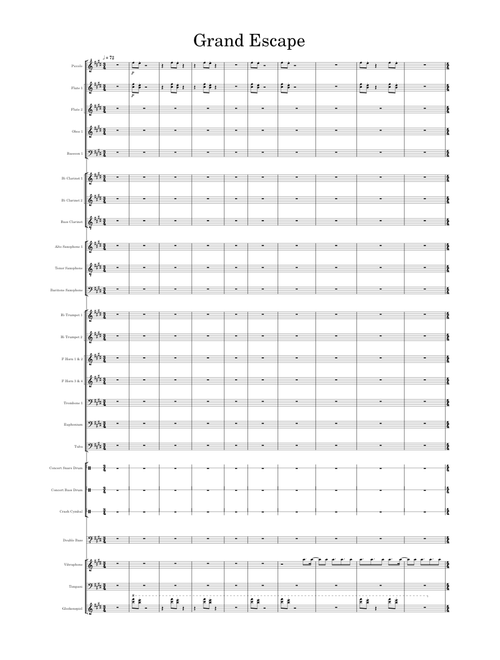 Grand escape Concert Band – RADWIMPS