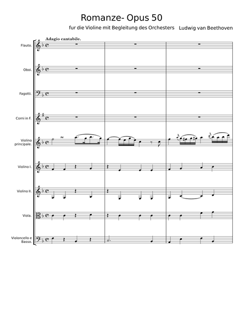 Romanze, Op. 50 - Ludwig van Beethoven