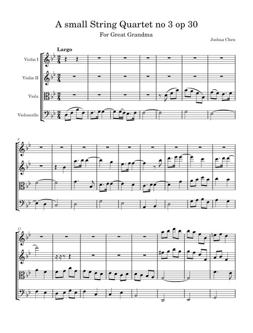 String Quartet no 3 op 30 "Nostalgia" – CryptStrom