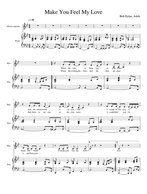 Make You Feel My Love - Adele