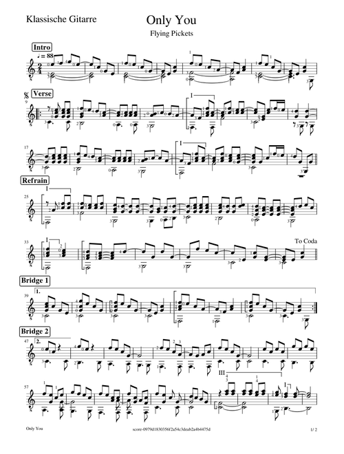 Only You – Vince Clark/Flying Pickets