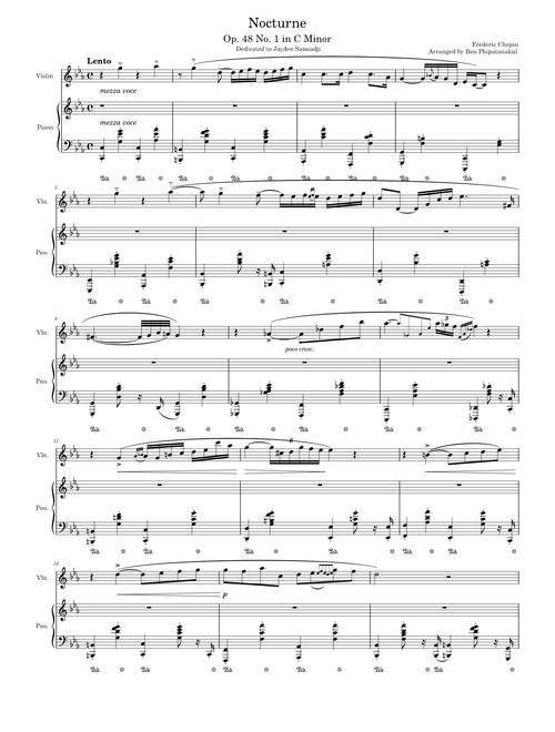 Chopin Nocturne Opus 48 No 1 in C minor