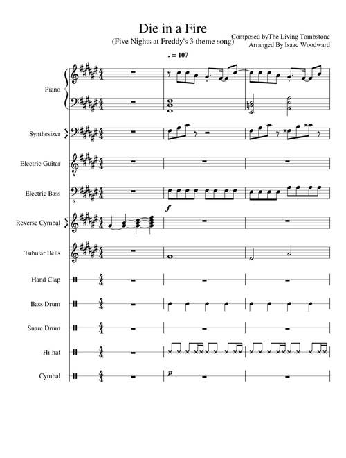 Die in a Fire (FNAF 3 Theme, Updated)