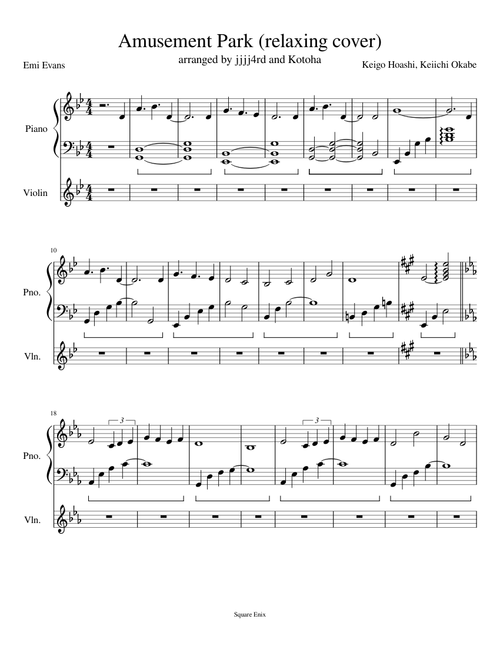 Amusement Park (relaxing cover)