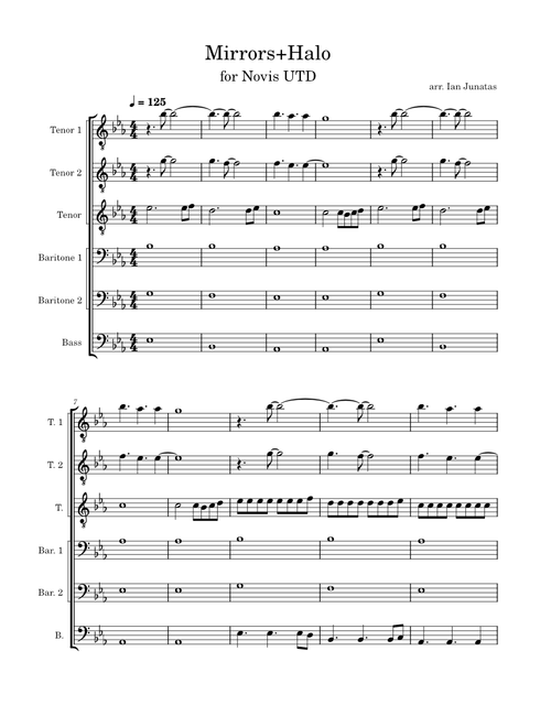 Mirrors+Halo (Voice Parts)
