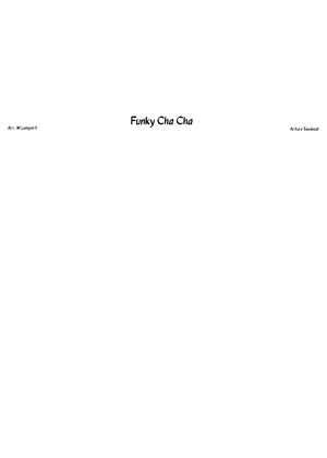 Funky Cha Cha – Arturo Sandoval Funky Cha-Cha Sheet Music for Piano ...