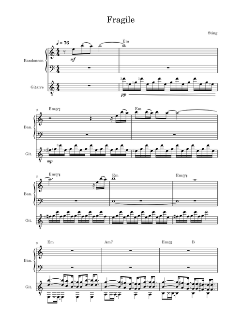 Fragile Bandoneon/Git.