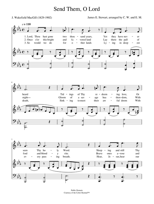 Send them, o lord - James E. Stewart