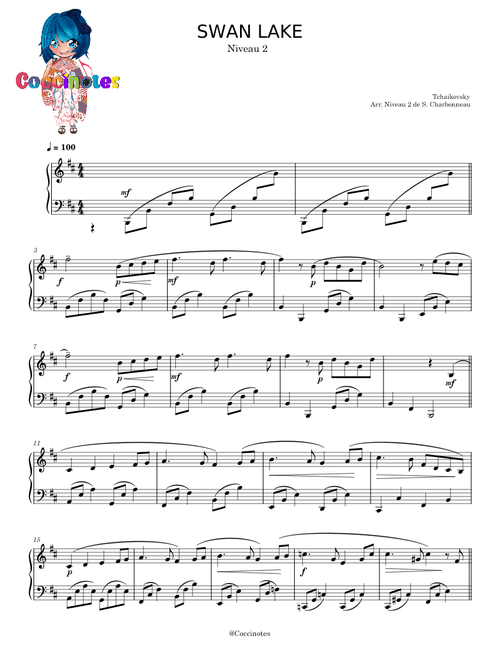 Swan Lake - Niveau 2 - Tchaikovsky