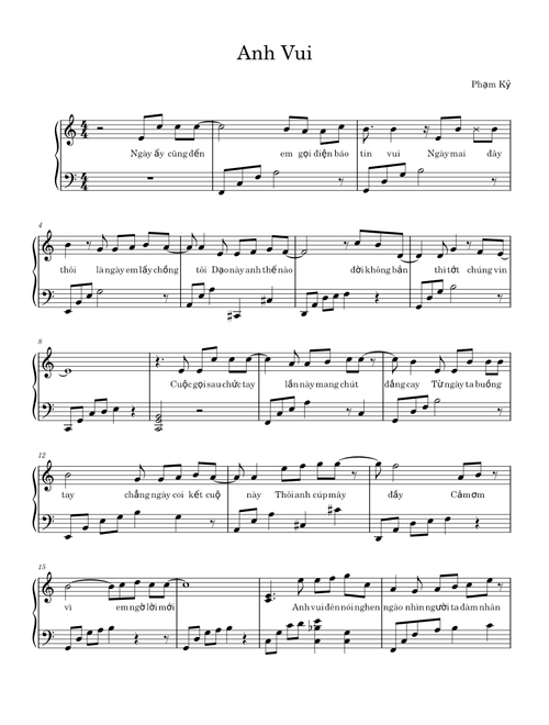 Anh vui – Phạm Kỳ