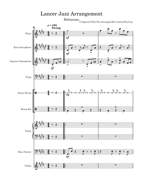 Lancer Jazz Arrangement