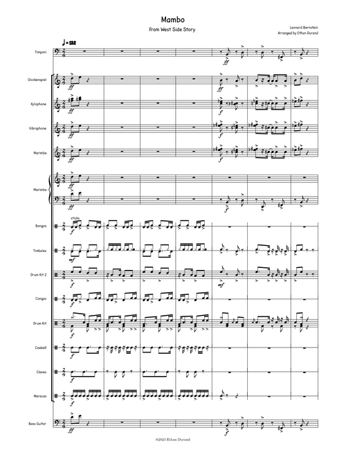 Mambo (from West Side Story) – Leonard Bernstein