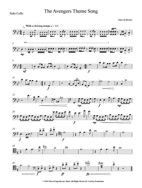 Avengers: Endgame (Arr. Rebecca Shaw) - Alan Silvestri (Cello Solo)