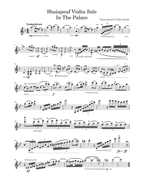 Shaiapouf Violin Solo