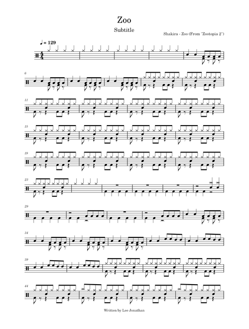 Zoo Drum (For Beginner )
