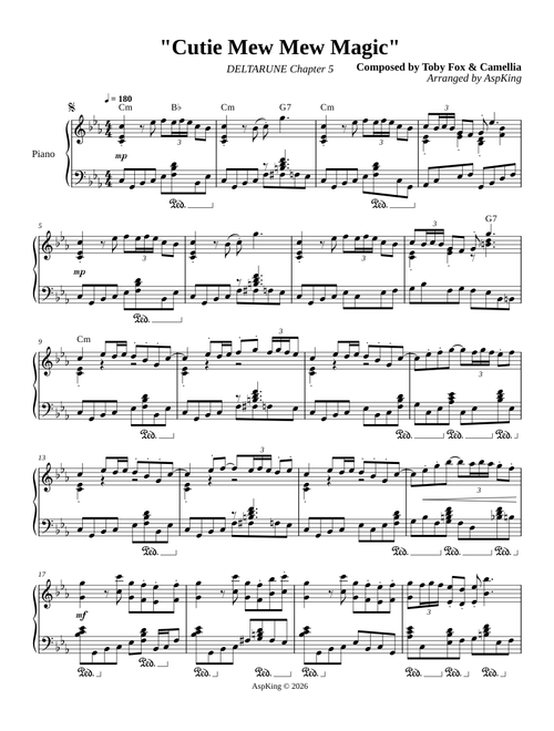 Cutie Mew Mew Magic — Toby Fox & Camellia - Deltarune Chapter 5