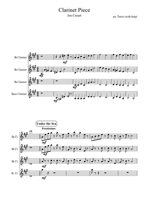 After Ever After Clarinet Ensemble - FINISHED