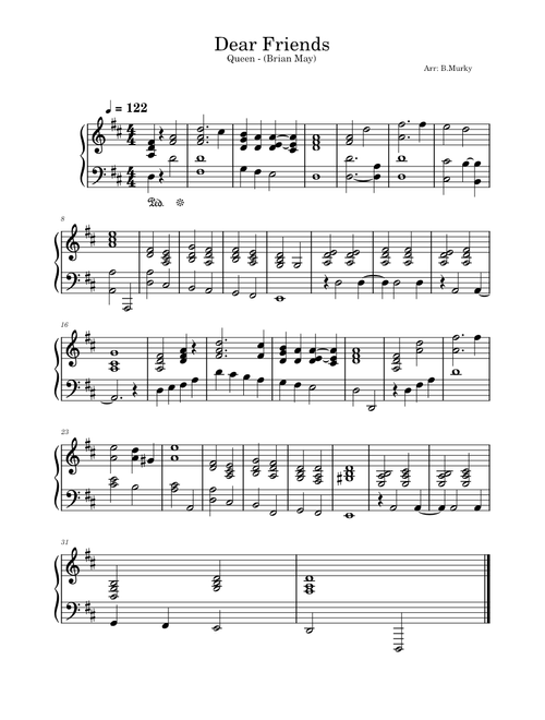 Dear Friends - Queen