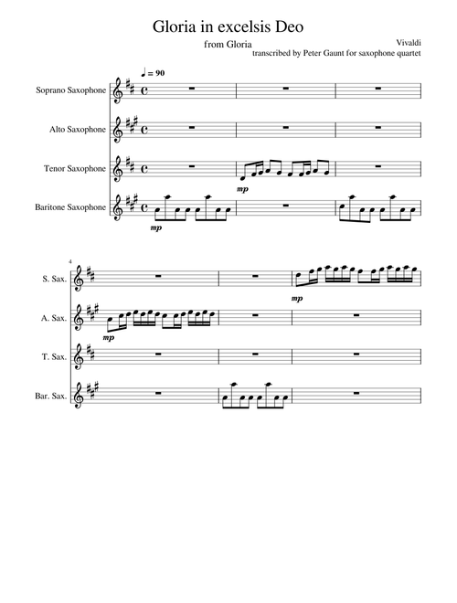 Gloria in excelsis Deo from VIvaldi's Gloria