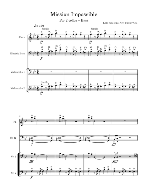 Mission Impossible Theme – Lalo Schifrin Mission Impossible Theme