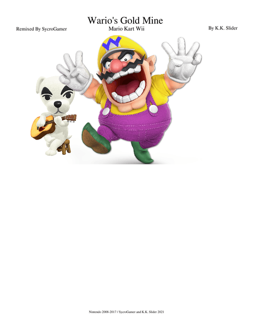 Wario's Gold Mine - Mario Kart Wii - Feat. K.K. Slider
