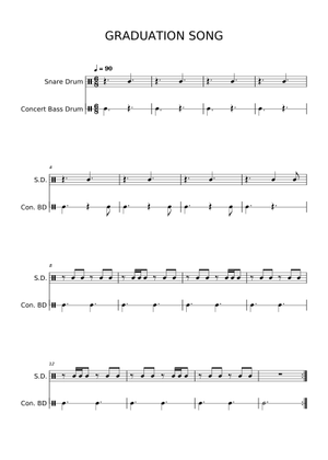 GRADUATION SONG – Unknown author Sheet Music for Piano (Solo ...