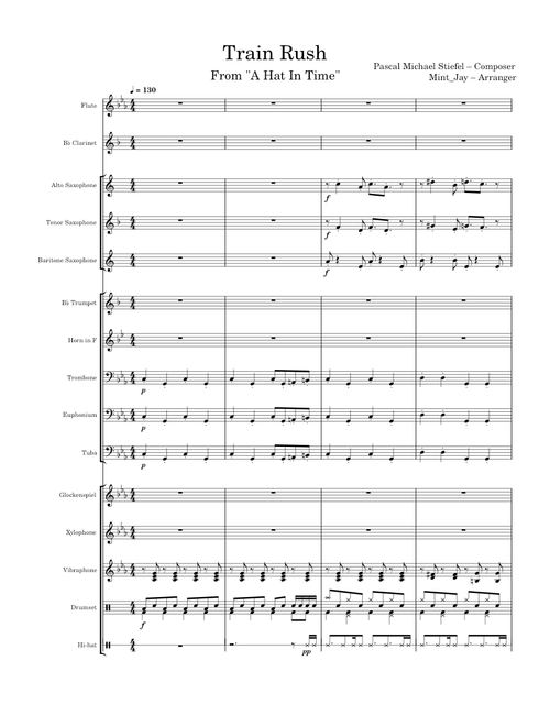 Train Rush – Pascal Michael Stiefel Train Rush but its concert band