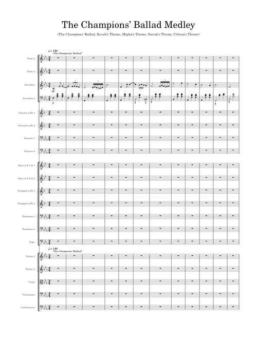 The Champion's Ballad Medley – Damien Perez