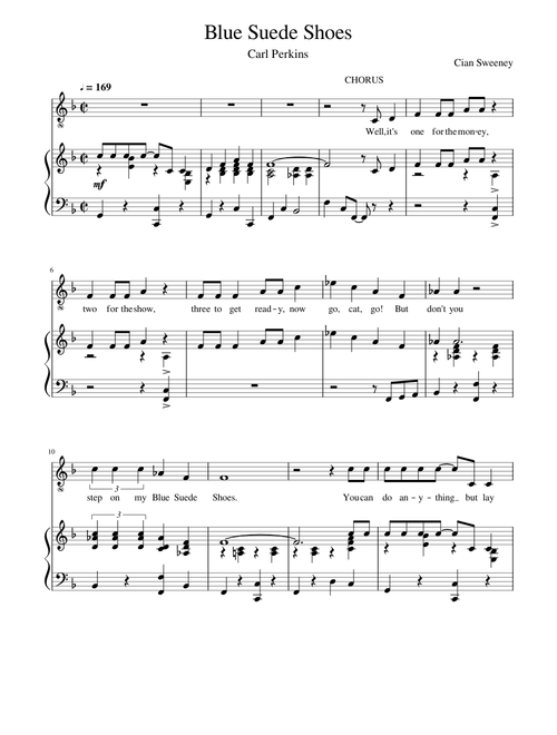 Blue Suede Shoes - Carl Perkins