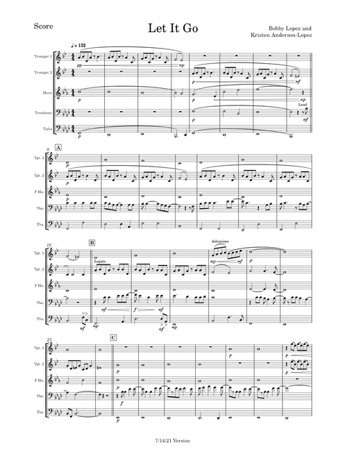 Let it go – Kristen Anderson-Lopez & Robert Lopez