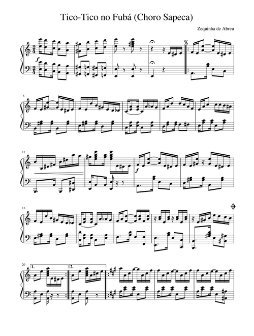 Tico Tico no Fubá (Choro Sapeca)
