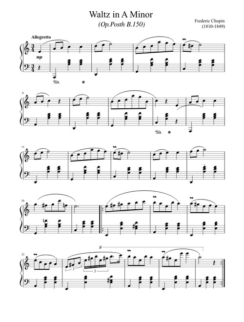 Waltz in A Minor