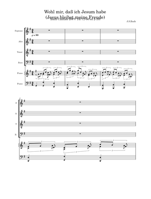 Cantate No. 147, BWV 147, No. 10 (Choral. "Jesus bleibet meine Freude") – Johann Sebastian Bach
