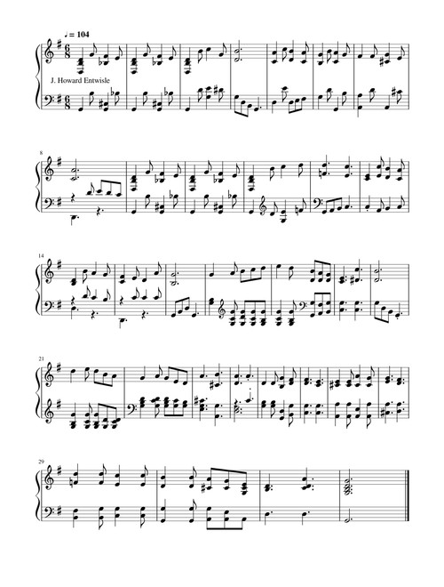 Hallelujah! hallelujah! O what joy divine - J. Howard Entwisle