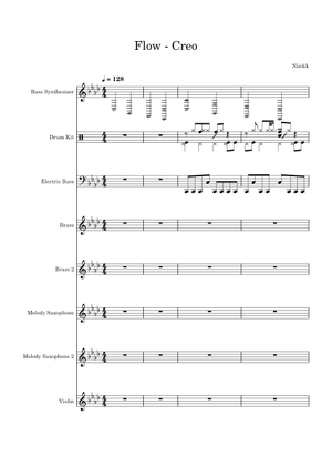 Flow – Creo (Alto sax accompaniment) Sheet Music for Saxophone alto ...