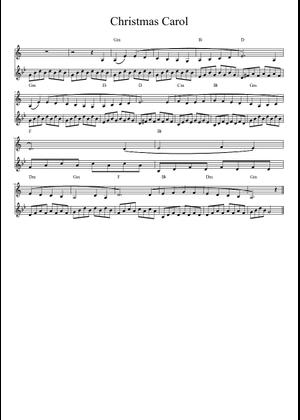 Trombone Caroling - Christmas Carols for Trombone Quartet Sheet