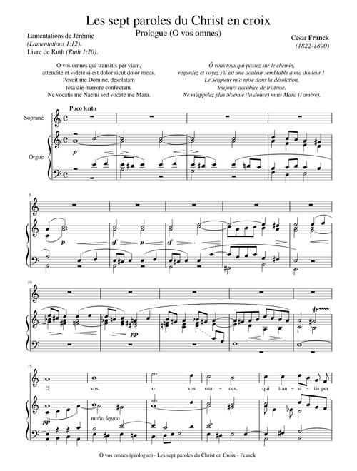 O vos omnes - Franck