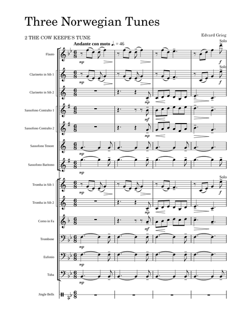 Three Norwegian Tunes - Norwegian Dance