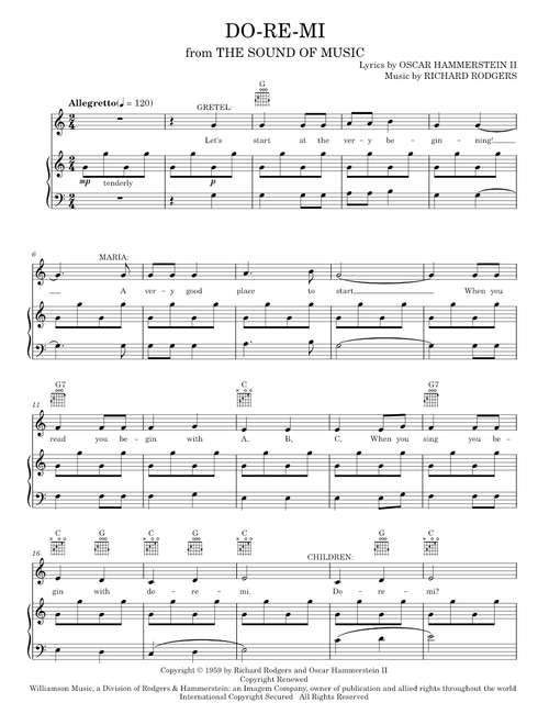 Sound of Music sheet music by jammytitan866 | Play, print