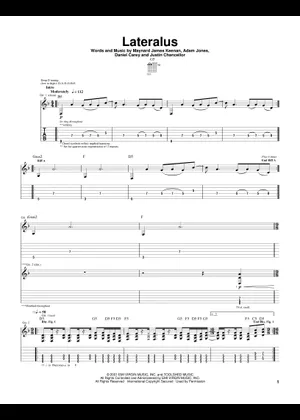 Tool Lateralus Math Lateralus – Tool Sheet Music and Tab for Bass guitar (Solo) | MuseScore.com