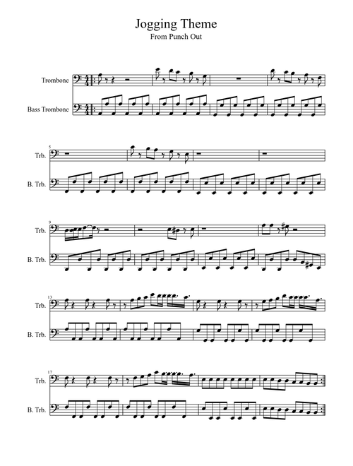 Punch Out Jogging Theme