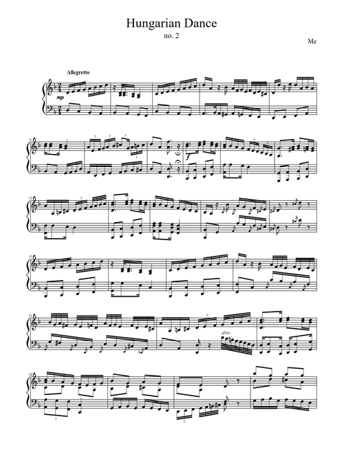 Hungarian Dance no. 2